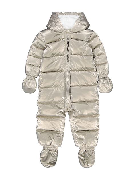 michael kors snowsuit|Metallic Logo Snowsuit .